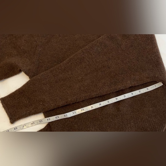 Wilfred Lorin Brown Alpaca Wool Blend Sweater Size XS - Picture 6 of 10